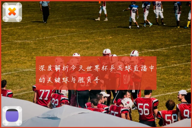 深度解析今天世界杯乒乓球直播中的关键球与胜负手