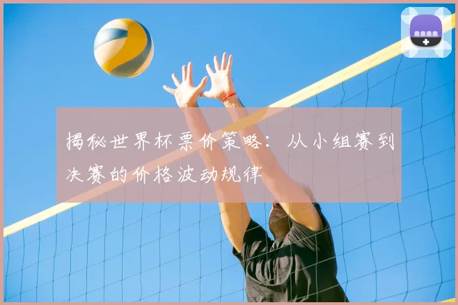 揭秘世界杯票价策略:从小组赛到决赛的价格波动规律